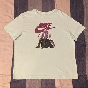 The Nike Tee Mens Graphic T Shirt Sz XXL Teal Racing Tires